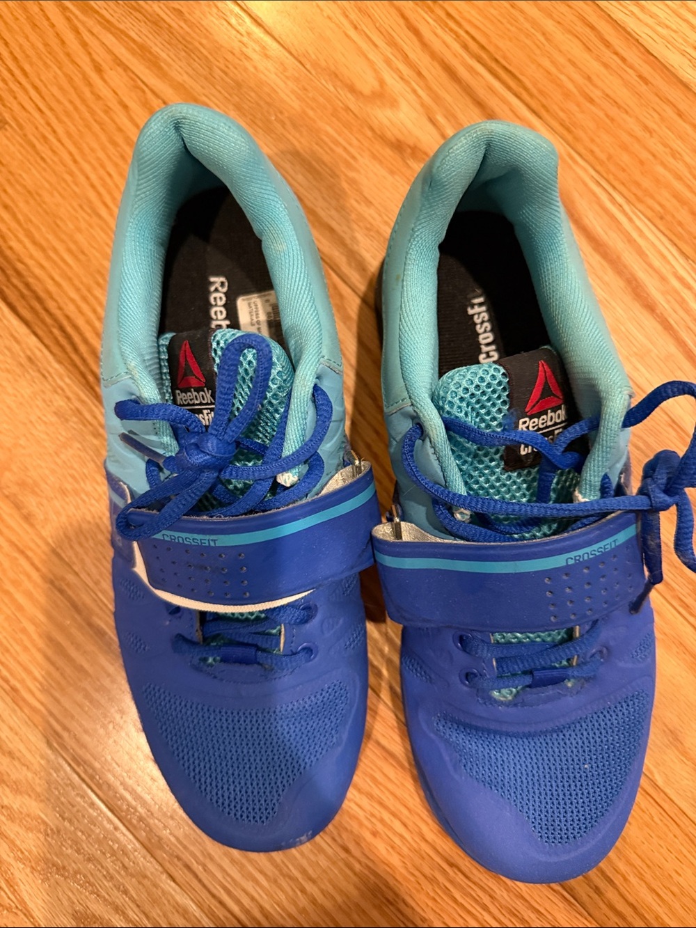 Reebok Kids Blue and Aqua Training Sneakers